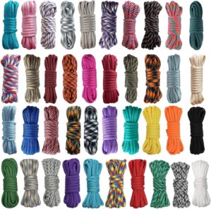40 Colors 10 Feet Paracord Cord Mul...