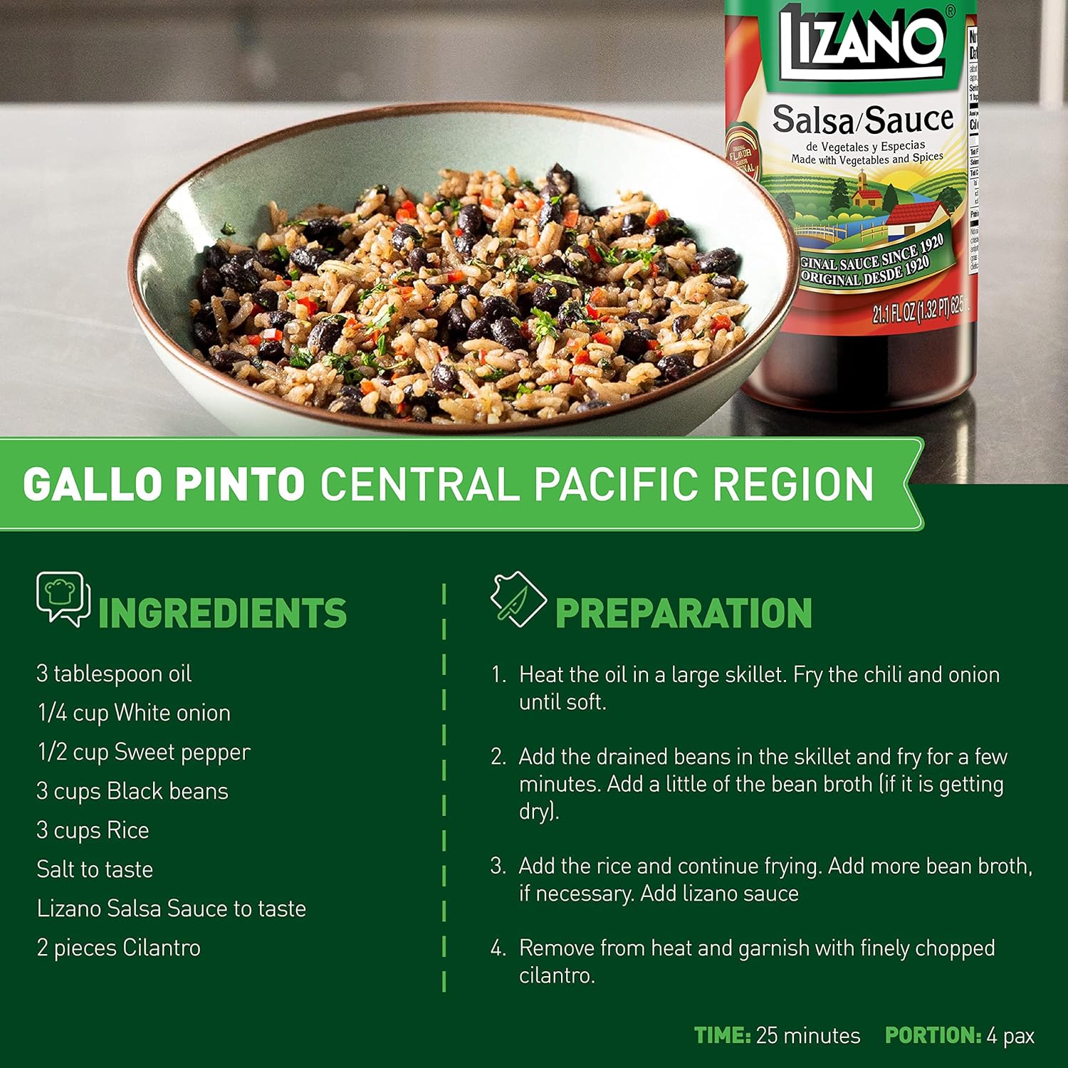 Lizano Salsa Sauce With Vegetables and Spices, 21.1 fl oz (Pack of 1) - Image 7