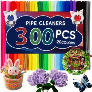 300PCS Pipe Cleaners Craft, 20color...