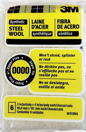 3M Synthetic Steel Wool Pads, 6-Pad...
