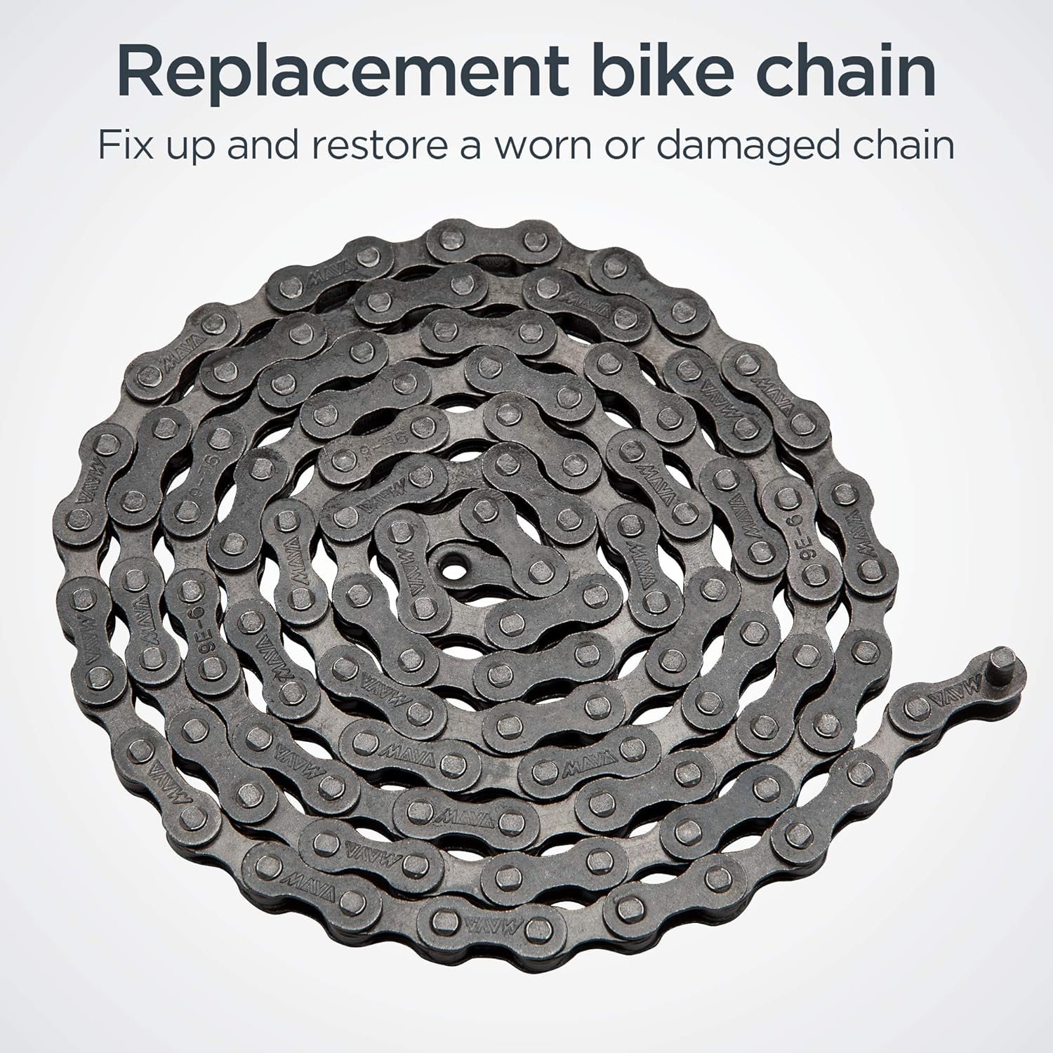 Schwinn Chain, Steel Replacement Chain, 112 Links, Fits Derailleur & Non-Derailleur Bikes, Single & Multi-Speed Bikes - Image 3