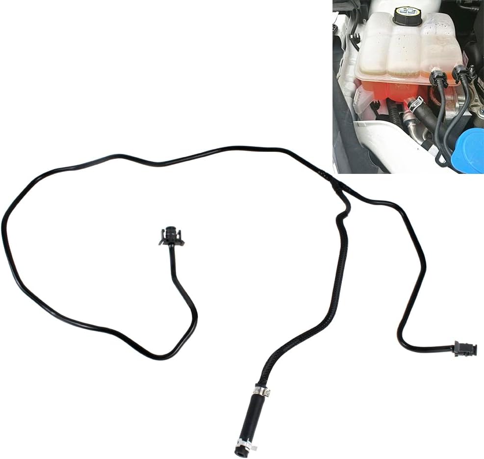Radiator Reservoir Coolant Reservoir Hose compatible with Ford Focus 2.0L L4 2012-2018 Engine Coolant Reservoir Hose replace BV618K012KF CV6Z-8K012-K - Image 5