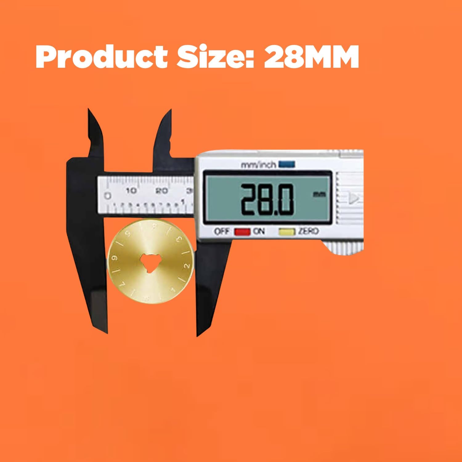 Kingsource 28mm Rotary Cutter Blades 10 Pack Titanium Coated Replacement Blades for Quilting, Sewing, Scrapbooking, Fits Olfa, Fiskars, Sharp and Durable - Image 7