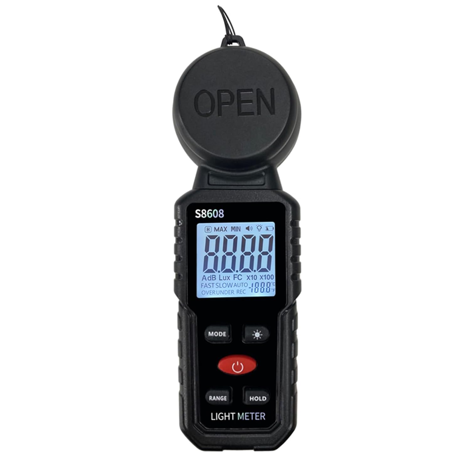 Digital Illuminance Light Meter Tester 200,000Lux Meter (18,500FC) Luxmeter Lighting Intensity Brightness Measurement Tool for Indoor Outdoor Grow Plants Film Photography lumens LED Photometer - Image 2