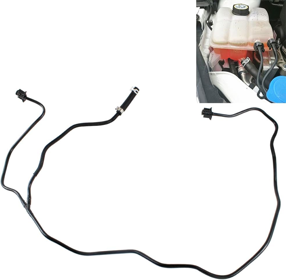 Radiator Reservoir Coolant Reservoir Hose compatible with Ford Focus 2.0L L4 2012-2018 Engine Coolant Reservoir Hose replace BV618K012KF CV6Z-8K012-K
