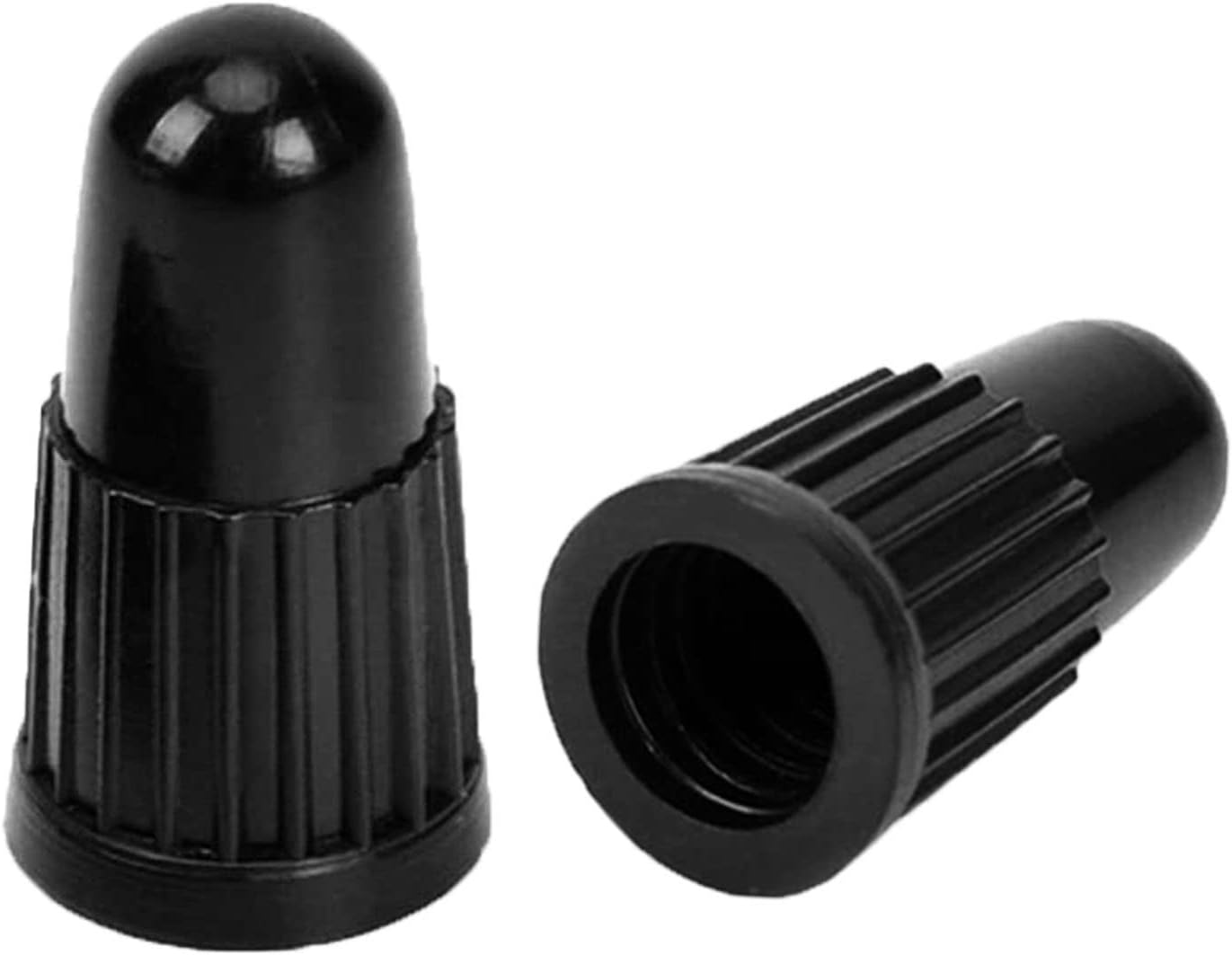 Black Presta Valve caps Plastic Bike tubeless tire caps air dust stem Covers - Used on Presta French valves for MTB Mountain Road Bike Bicycle (20 Pack) - Image 2