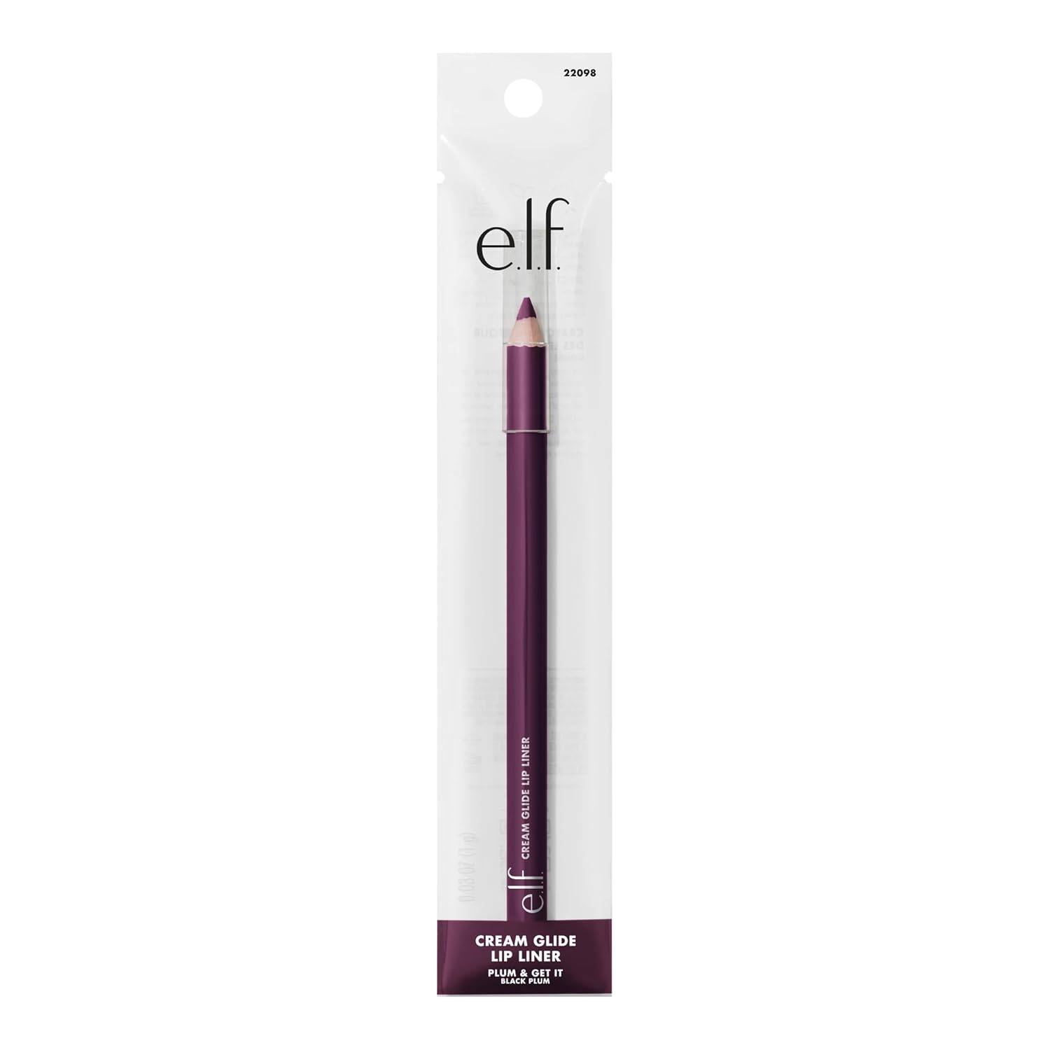 e.l.f. Cream Glide Lip Liner, Highly-Pigmented Pencil For Shaping & Sculpting Lips, Semi-Matte Finish, Vegan & Cruelty-Free, Plum & Get It - Image 8