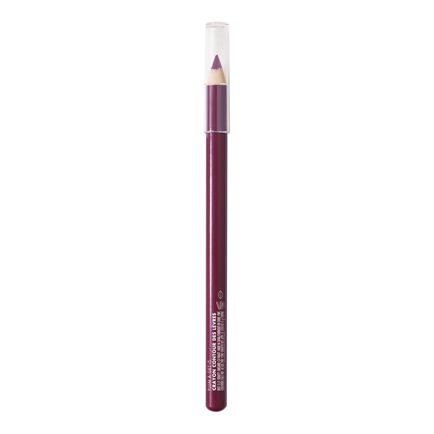 e.l.f. Cream Glide Lip Liner, Highly-Pigmented Pencil For Shaping & Sculpting Lips, Semi-Matte Finish, Vegan & Cruelty-Free, Plum & Get It - Image 7
