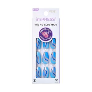 KISS imPRESS No Glue Mani 30 Pcs Pr...