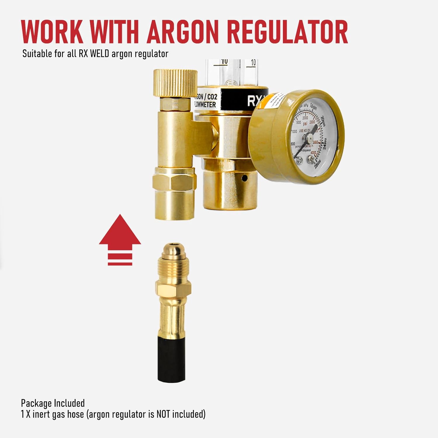 RX WELD Inert Gas Welding Hose - Argon Flow Hose (5FT, Black) - Image 5