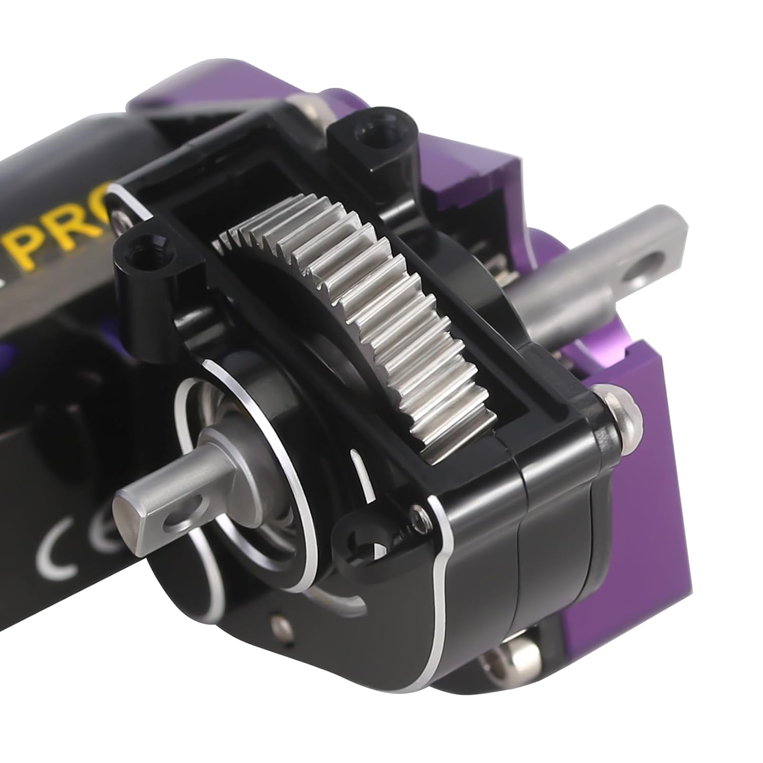 INJORA 050 50T Brushed Motor with Helical Gear Complete Transmission for SCX24 1/24 RC Crawler Upgrade - Image 2