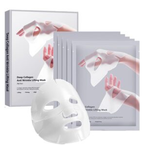 5 Pack Deep Collagen Face Mask, Bio...
