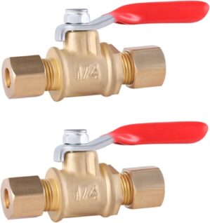 2 Pack Lead-Free Brass Mini Ball Va...