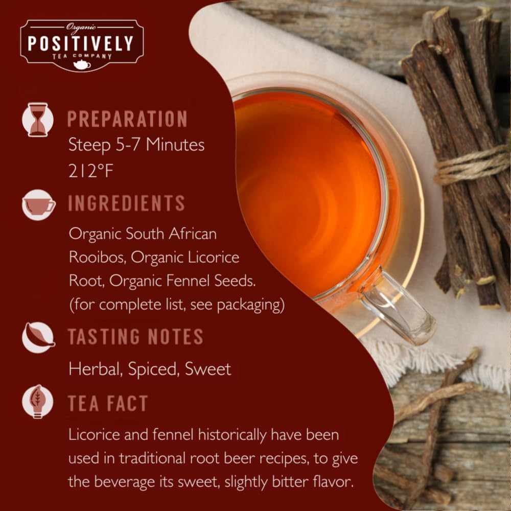 Organic Positively Tea Company, Rooibos Tea Sampler, Loose Leaf, 4 Ounce, 3 Pack - Image 3
