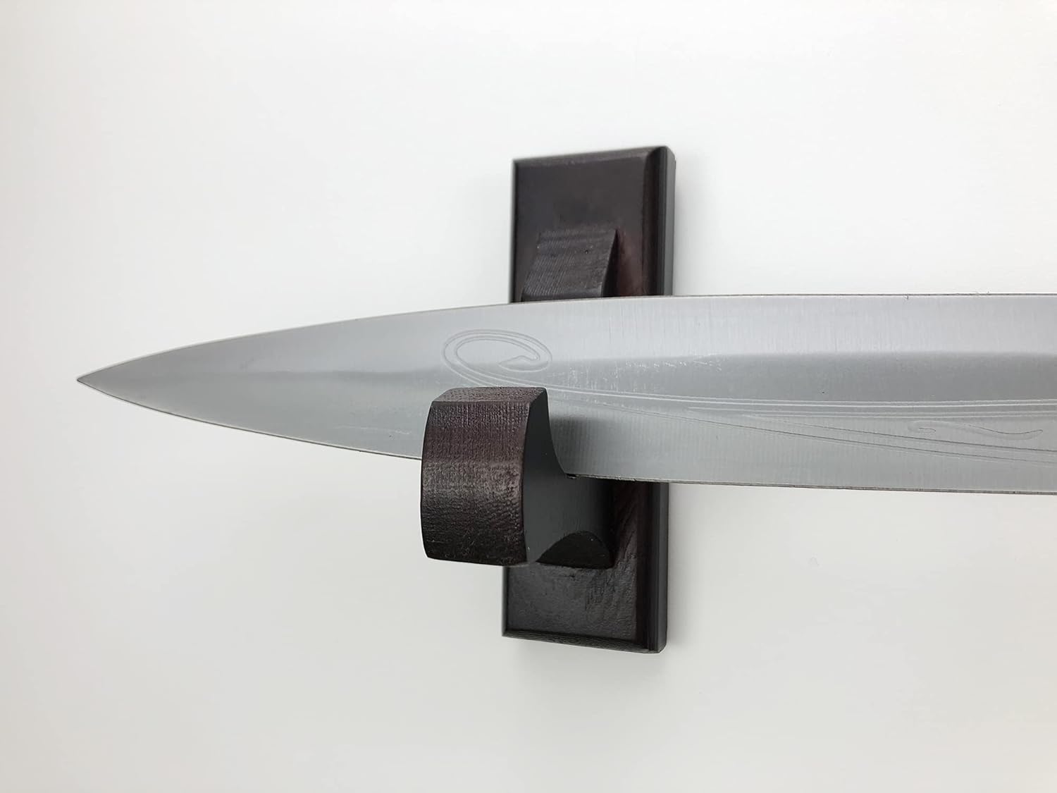 Sword Wall Mount Display Hooks - Wood Sword Holder Rack, Hanger for Martial Arts Weapons, Axe, Knife, Dagger, Lightsaber and Wizard Wand at Home or Office - Image 5