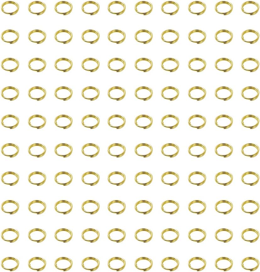 100Pcs Small Key Rings Mini Keyring Rings Split Rings for Keychains Metal Rings for DIY Pendants Ornaments Crafts Accessories - Image 2