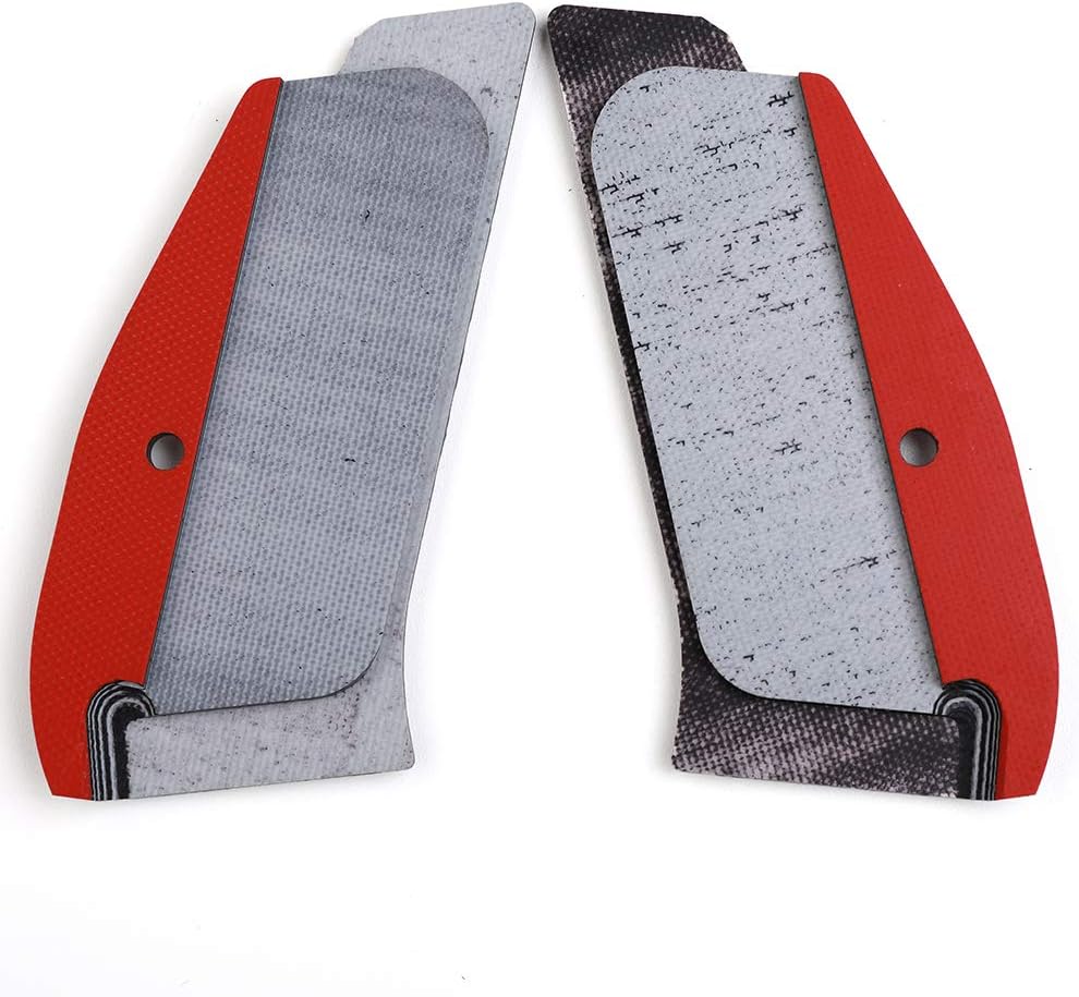 Cool Hand G10 Grips for CZ 75/85 Compact, CZ P-01, P100, C100, Tristar T100, CZ PCR, CZ 75 D, Black Grips Screws Included, Mild Aggressive Texture - Image 6