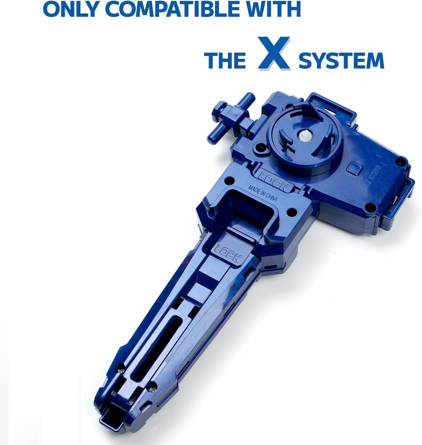 2 Pack X String Launchers, Blade X Winder Launcher with Grip, Two Launch Mode, Only Work with X Right Spinning Top(Blue+Black) - Image 4