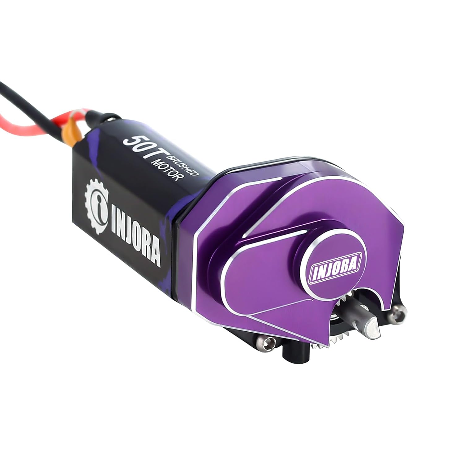 INJORA 050 50T Brushed Motor with Helical Gear Complete Transmission for SCX24 1/24 RC Crawler Upgrade - Image 6