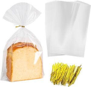 40 Pack Clear Bread Bags For Homema...