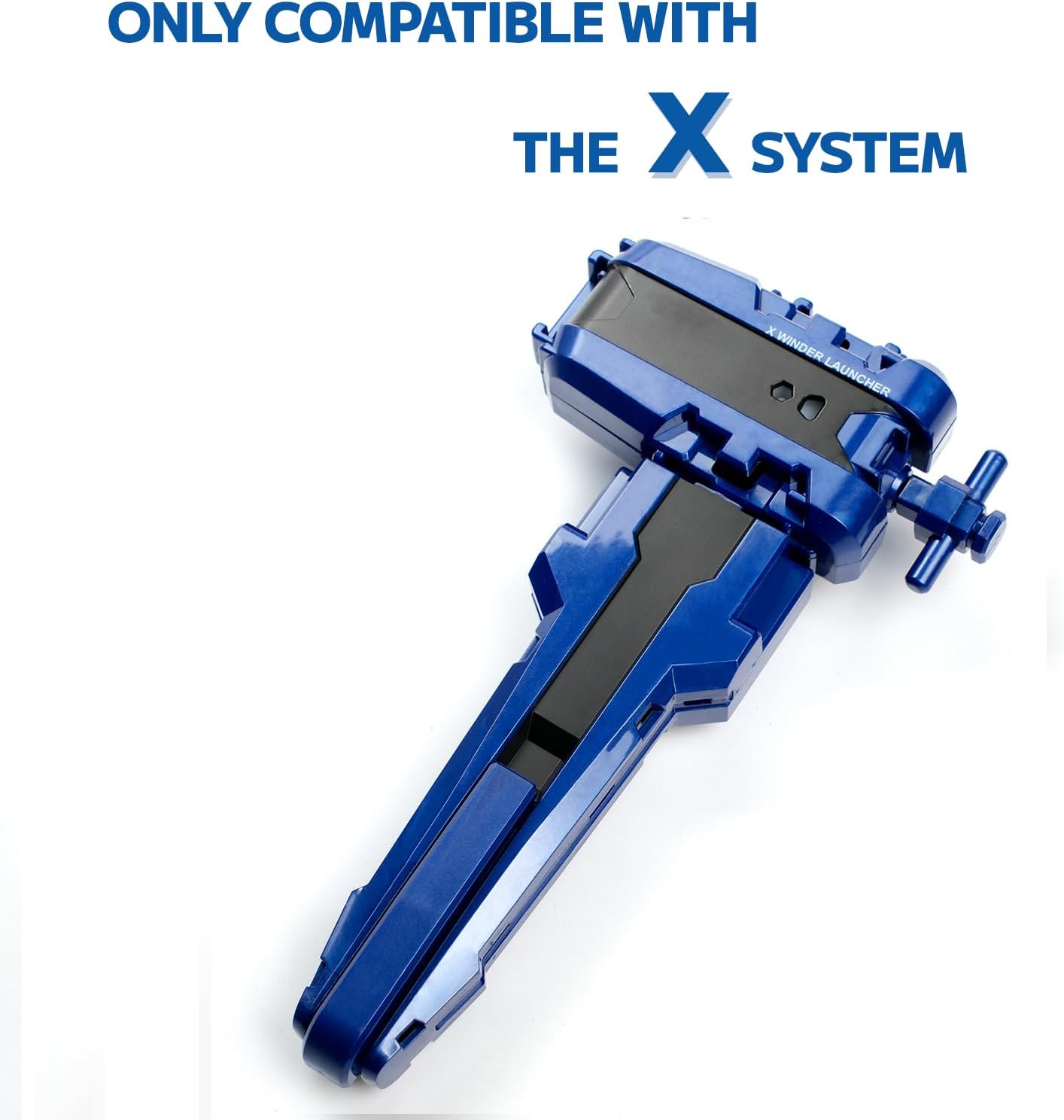 2 Pack X String Launchers, Blade X Winder Launcher with Grip, Two Launch Mode, Only Work with X Right Spinning Top(Blue+Black) - Image 5