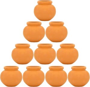 ONEST 10 Pieces Miniature Tiny Clay...