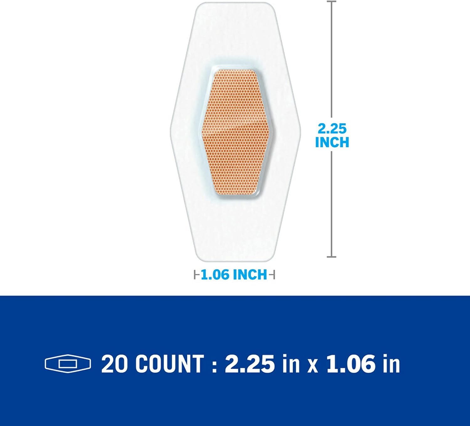 Nexcare Waterproof Clear Bandages, Covers and protect cuts, scrapes and blisters, One Size, 20 Count - Image 3