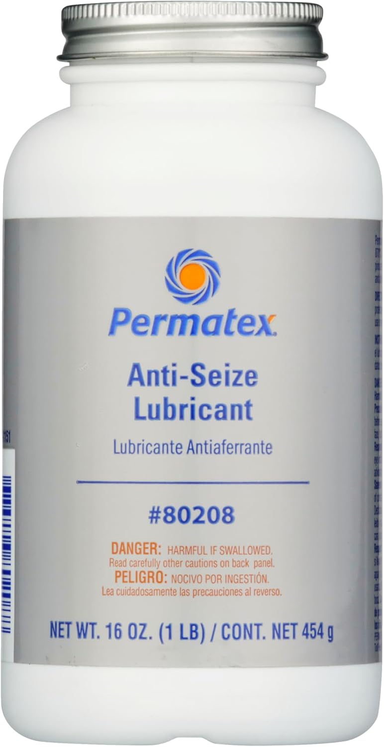 Permatex 80208 Anti-Seize Lubricant with Brush Top Bottle, 16 oz., Silver - Image 2