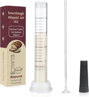 Sourdough Aliquot Jar Set with Pump...