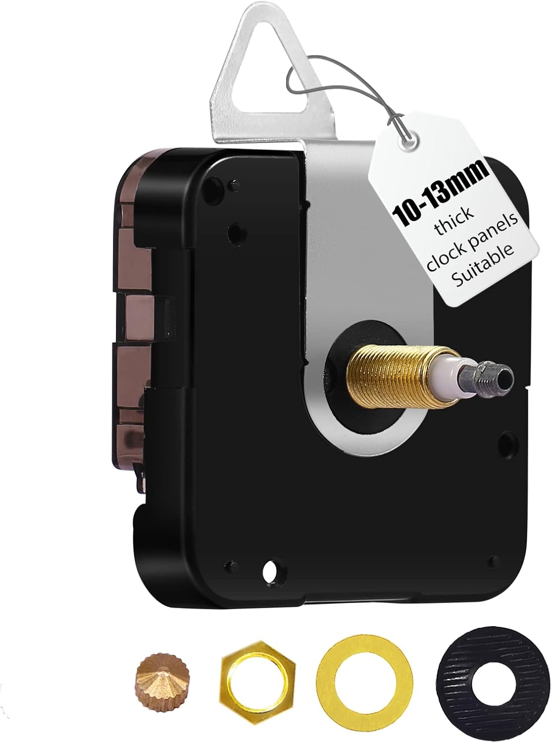 Large Wall Clock 12888 Movement Replacement, I Shaft High Torque Clock Parts, Quartz Clock Mechanism Battery Operated, Giant Wall Clock Motor Repair DIY (DW-12888-I, No Hands)