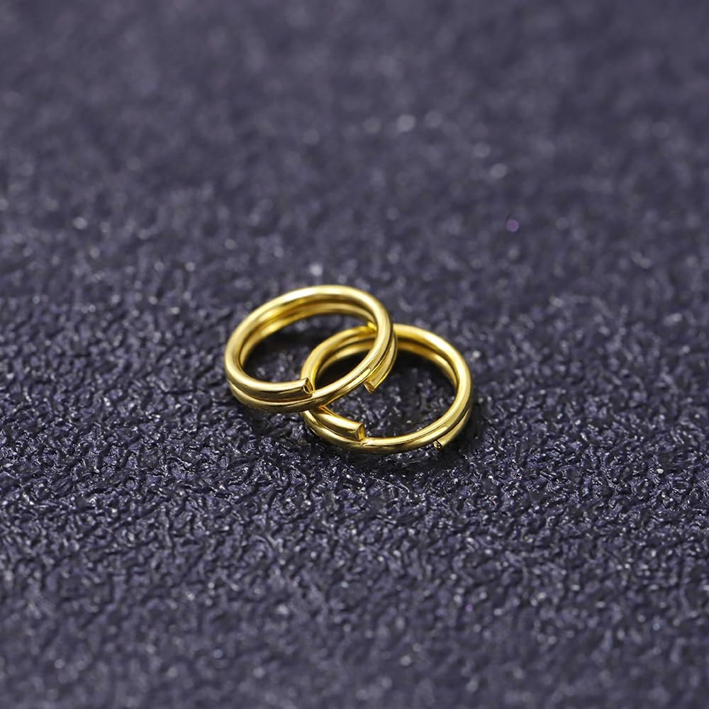 100Pcs Small Key Rings Mini Keyring Rings Split Rings for Keychains Metal Rings for DIY Pendants Ornaments Crafts Accessories - Image 3