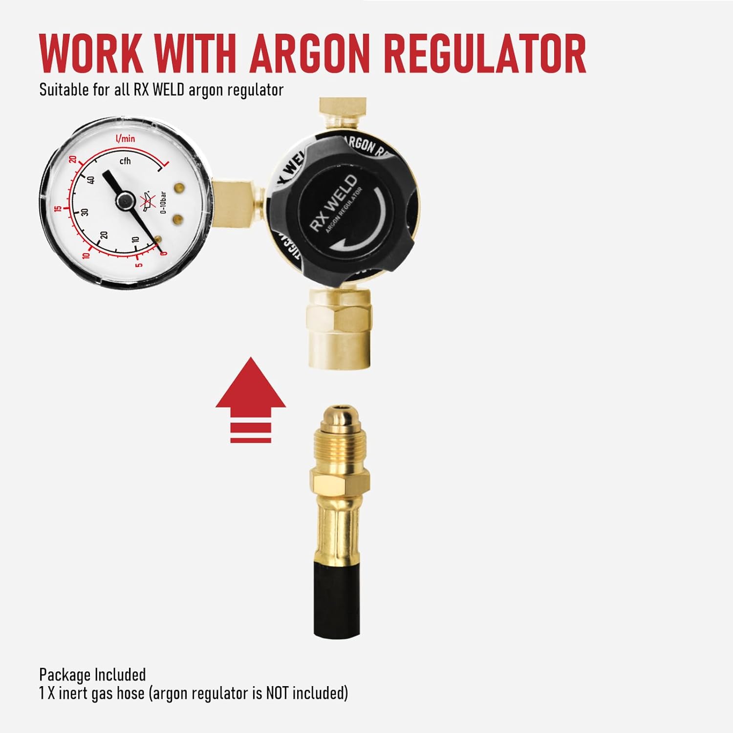 RX WELD Inert Gas Welding Hose - Argon Flow Hose (5FT, Black) - Image 6