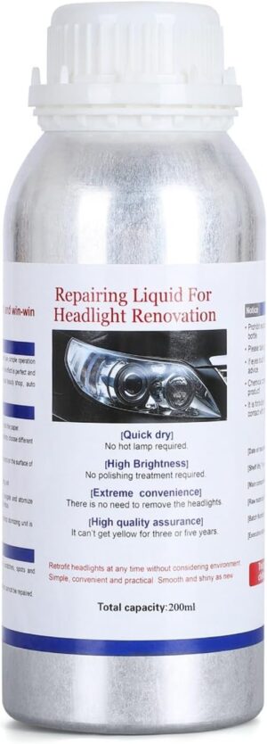 200ML Headlight Restoration Liquid,...