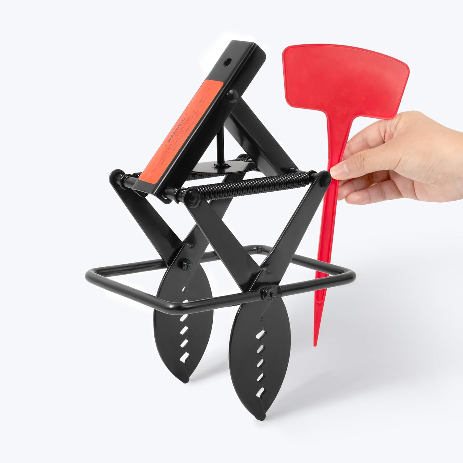 Mole Traps That Kill Best, 2 Pack Scissor Mole Trap, Sleek Black Stainless Steel Finish - Image 2