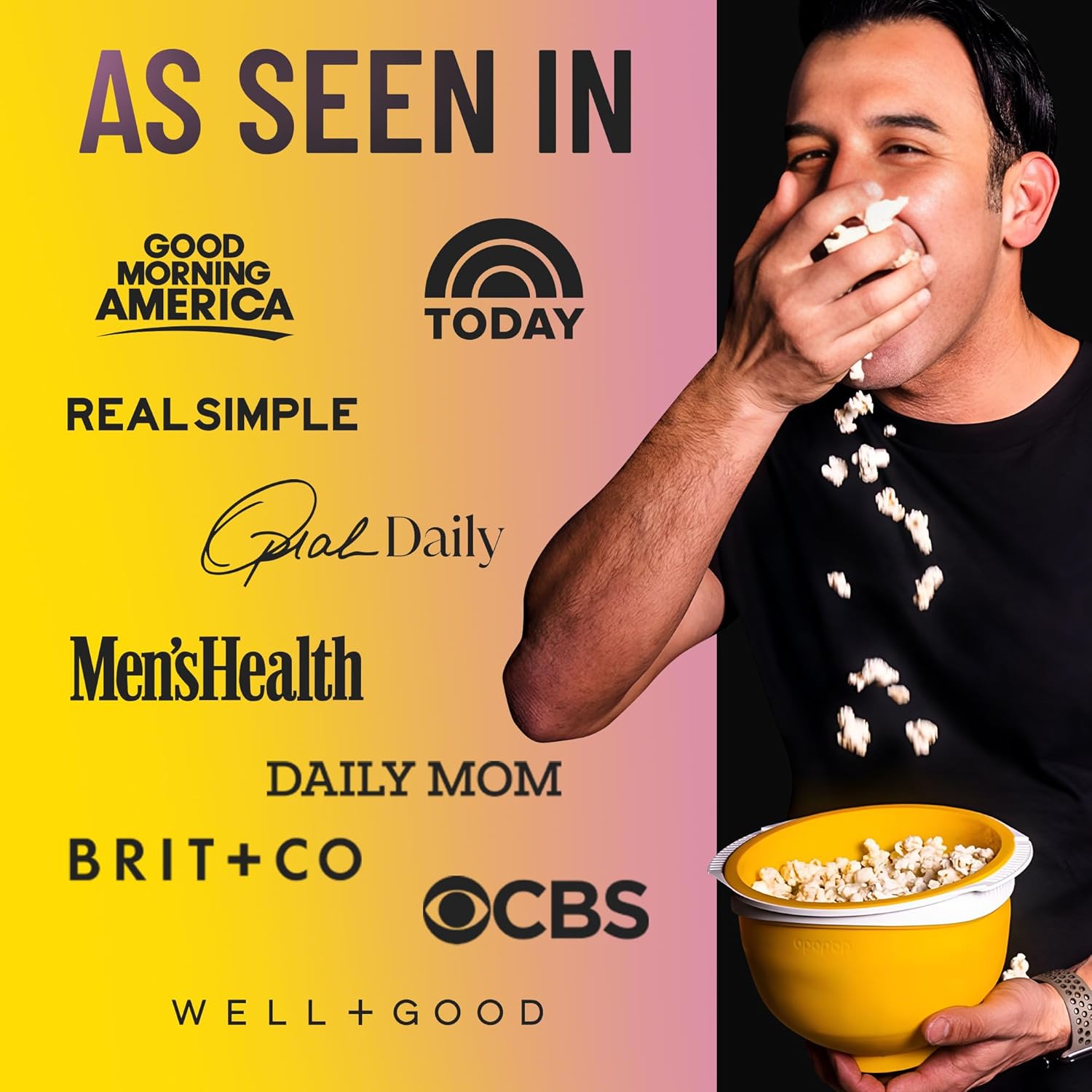 Opopop Microwave Popcorn - Pop Cups Lightly Salted 6-Pack, Non-GMO Gourmet Popcorn Kernels & Popcorn Flavoring, Gluten Free Snacks, Easy to Make and No Mess - Image 7