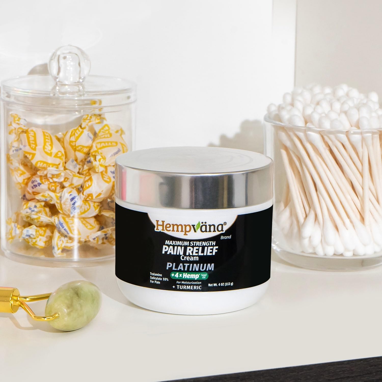 Hempvana Platinum Maximum Strength Relief Cream 4X Hemp for Muscles, Joints, Back, Knees, Shoulders, Neck, Elbows, Hands, Feet. AS SEEN ON TV. Odor-Free, Non-Greasy, Quickly Absorbs, 4X More Hemp - Image 7