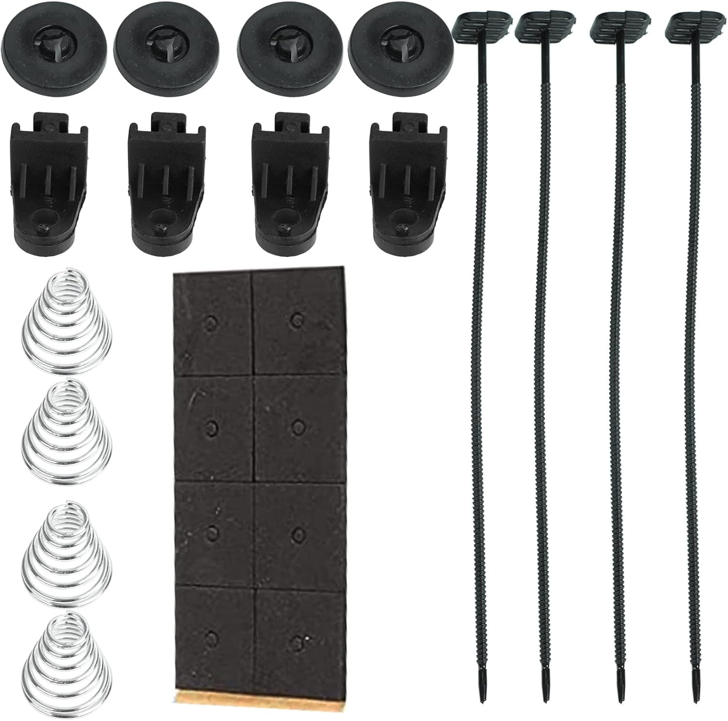 10" Universal Slim Fan Push Pull Electric Radiator 12V 80W High Performance Cooling Fan with Thermostat Wiring Switch Relay Mount Kit Black - Image 8