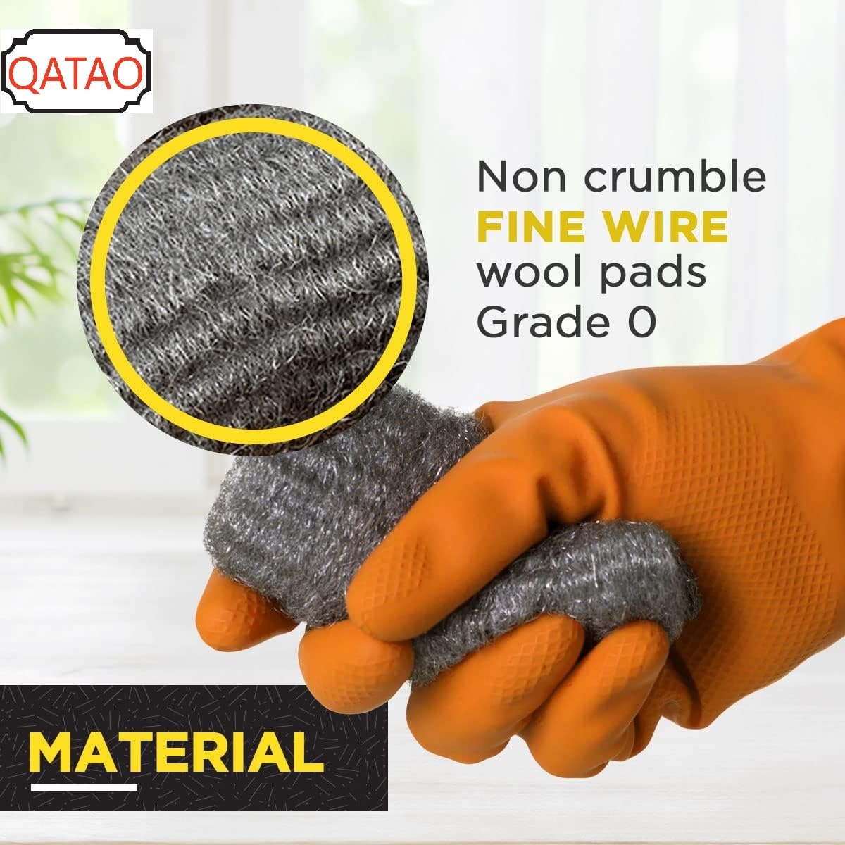 0000 Steel Wool for Mice Control - 40 Pack Fine Grade Stainless Steel Wool for Filling Holes, Rodent Proofing & Home Protection - Metal Wool for Gaps, Wood & Metal Surfaces - Image 4