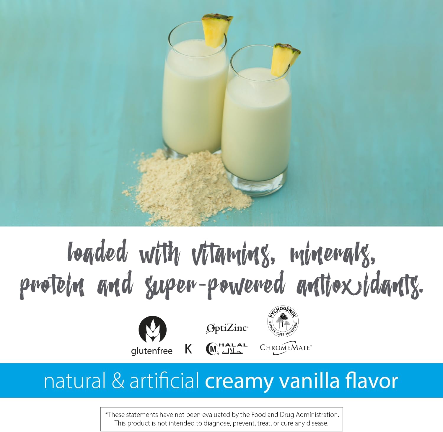 RELIV Now with Soy, Creamy Vanilla - Plant-Based Protein Shake with 7g Protein and Minerals, Dairy-Free, Gluten-Free, 30 Servings, 19.85 oz - Image 4