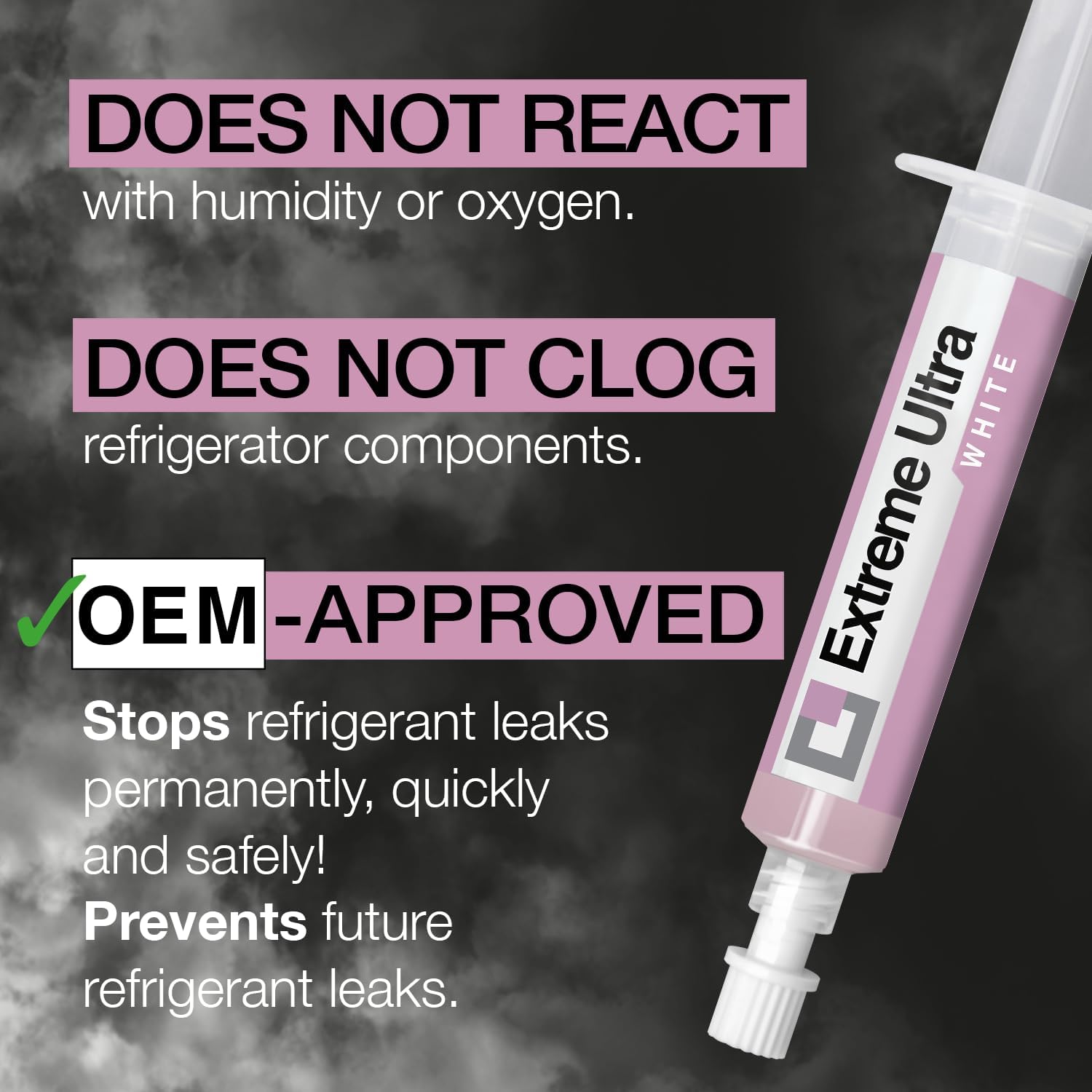 ERRECOM Extreme Ultra White Refrigerator Turafalle with Hermetic Compressor and with R600 - R290 - R134a, 0.2 fl oz (6 ml) Cartridge, Includes 1/4 SAE Adapter - Image 5