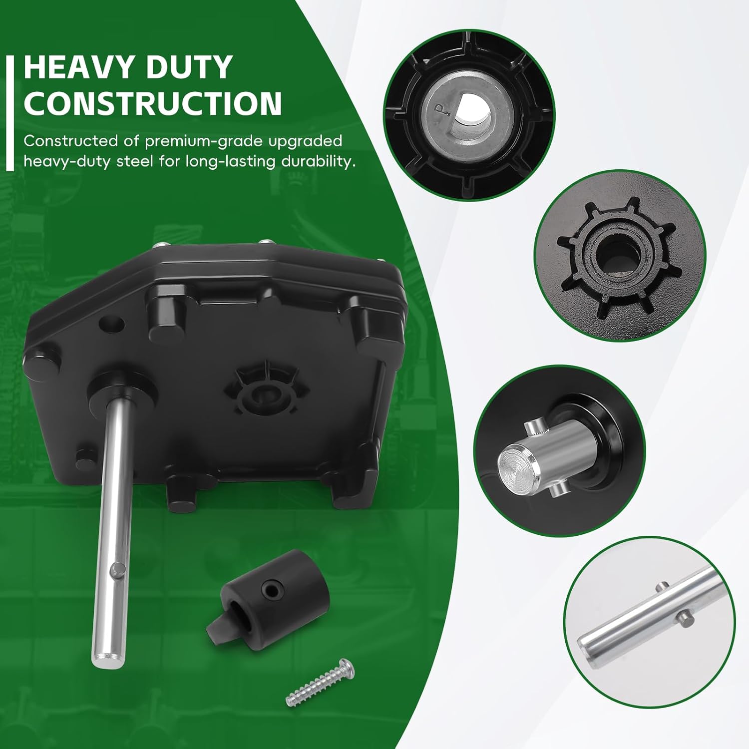 276602 RV Fifth Wheel Landing Jack Gear Box Compatible with Lippert Venture Atwood Pac-Rim Stromberg-Carlson Landing Gear Systems,Replace LC276602 LG-179015 Landing Gear Box - Image 4