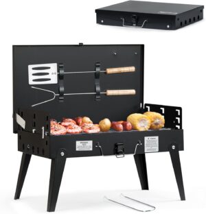 MASTER COOK Portable Charcoal Grill...