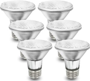 Par20 Bulbs, 6 Pcs 120V 50W Par20 L...