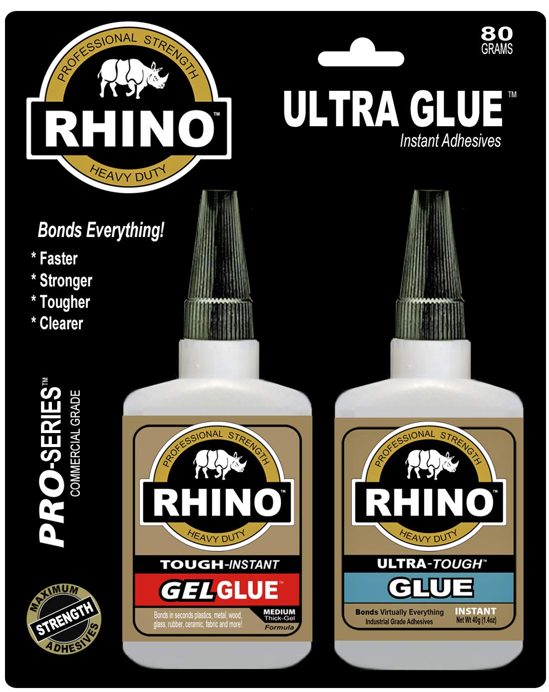 Rhino Glue Gel, Heavy Duty 40 Gram Clear - Image 4
