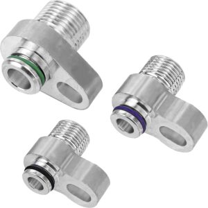 3pcs R134a Adapter Fittings Hose Ta...