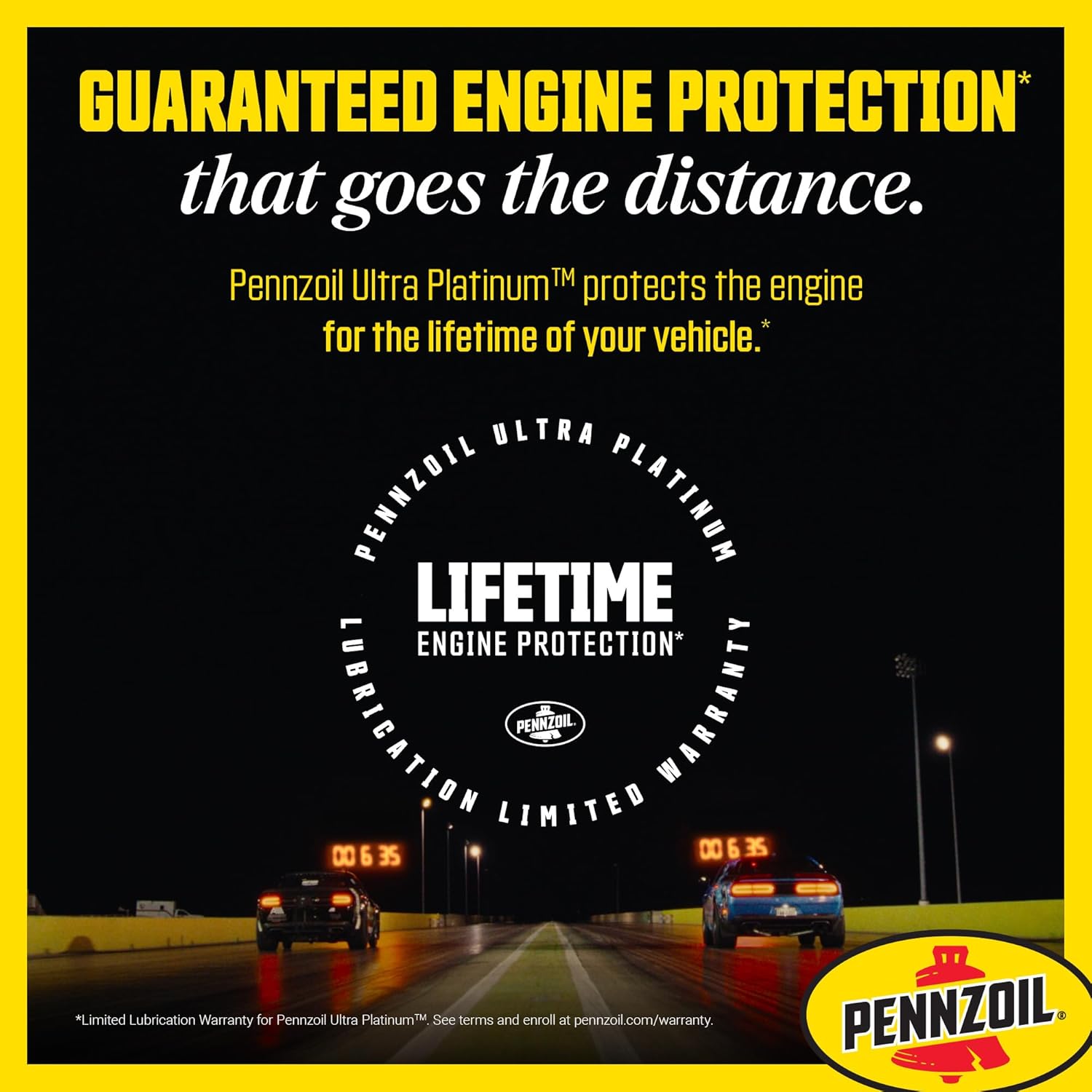 Pennzoil Ultra Platinum Full Synthetic 0W-40 Motor Oil, 1 Quart (6 Pack) - Image 7