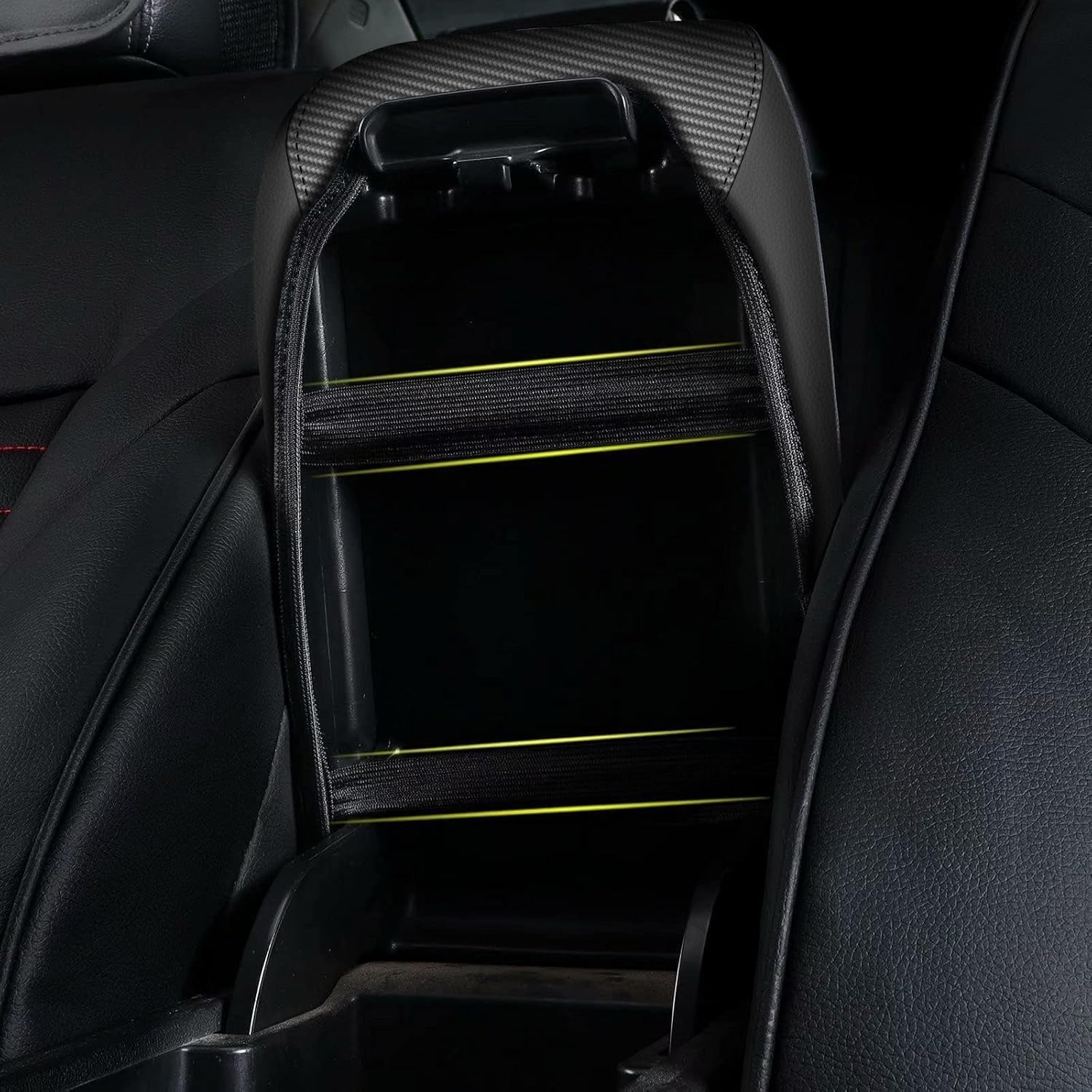 AOMSAZTO Armrest Covers for 2013-2018 Forester Carbon Fiber - Image 5