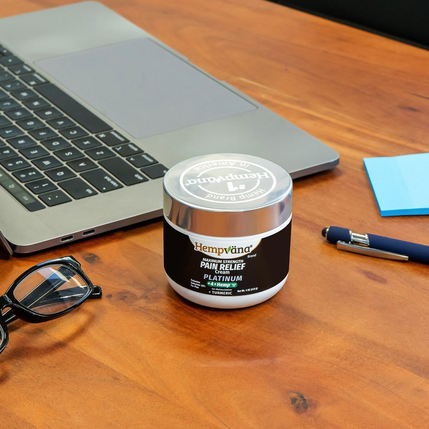 Hempvana Platinum Maximum Strength Relief Cream 4X Hemp for Muscles, Joints, Back, Knees, Shoulders, Neck, Elbows, Hands, Feet. AS SEEN ON TV. Odor-Free, Non-Greasy, Quickly Absorbs, 4X More Hemp - Image 9