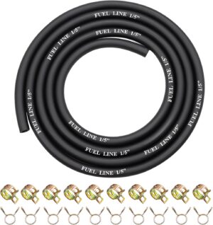 6 Feet 1/5 Inch ID Fuel Line with 2...
