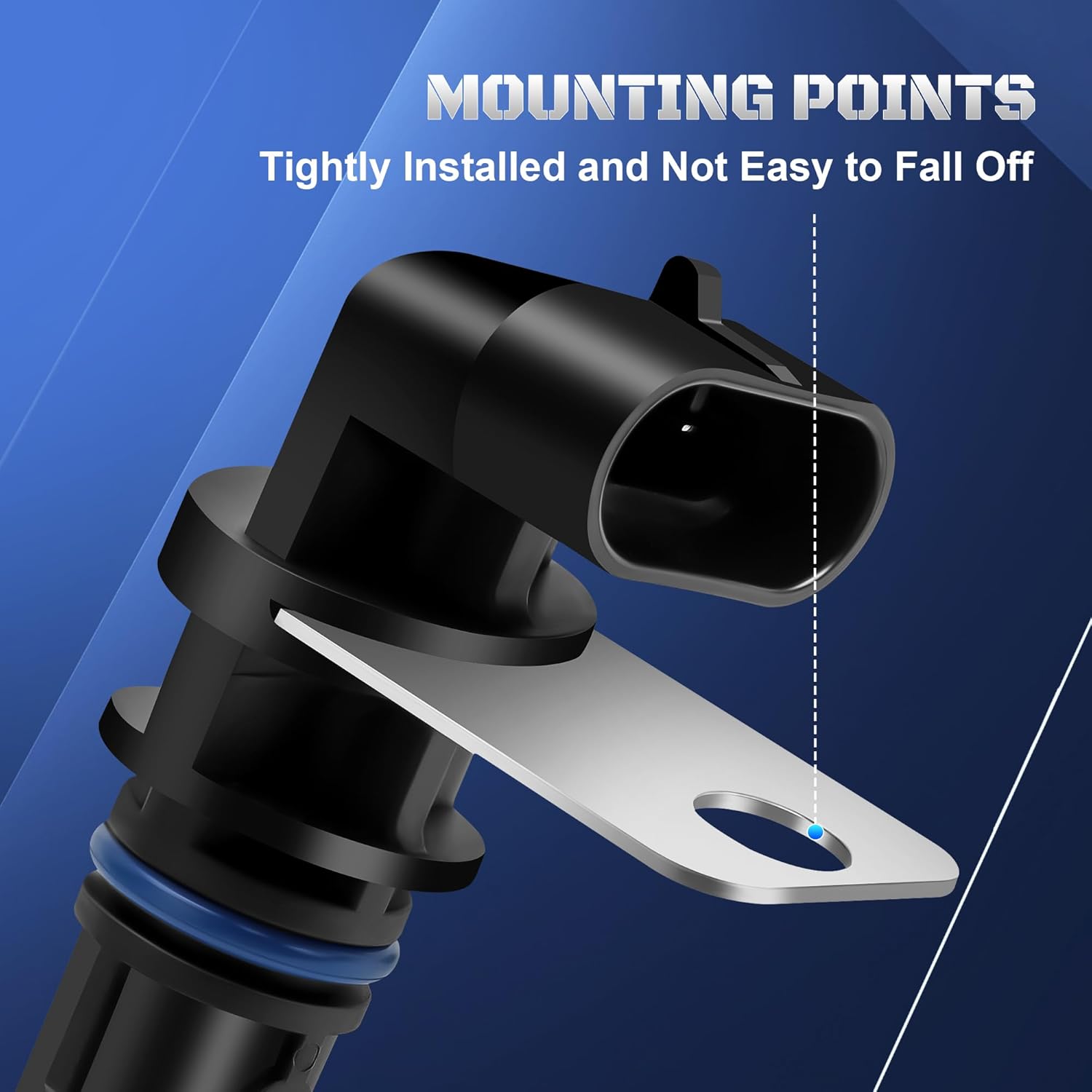 Crankshaft Position Sensor Compatible with 1999-2006 Chevy Silverado 1500 Avalanche Suburban Tahoe Trailblazer Camaro GMC Sierra Envoy Yukon Savana for Cadillac Escalade 12560228, 12555566, 5S1692 - Image 4